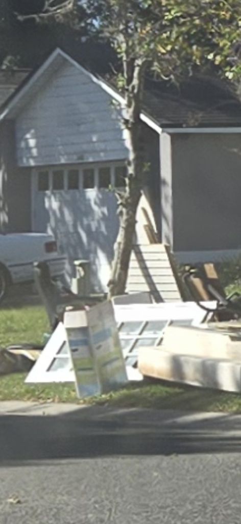 Free solid wood French doors and other stuff by the curb