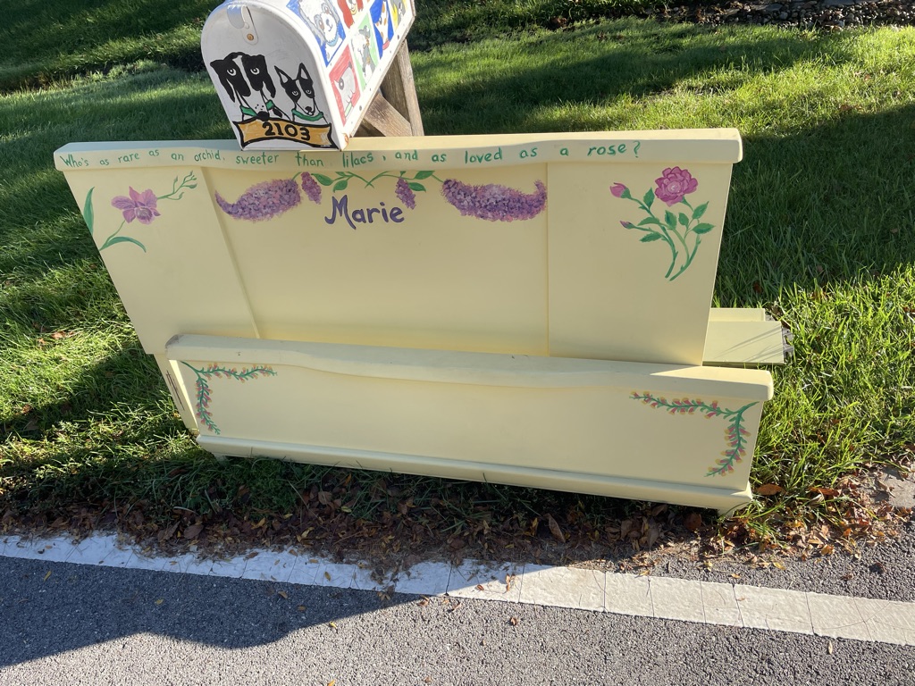 Free Solid wood twin size bed frame
