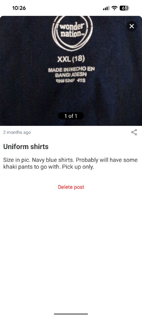 Free Uniforms kids